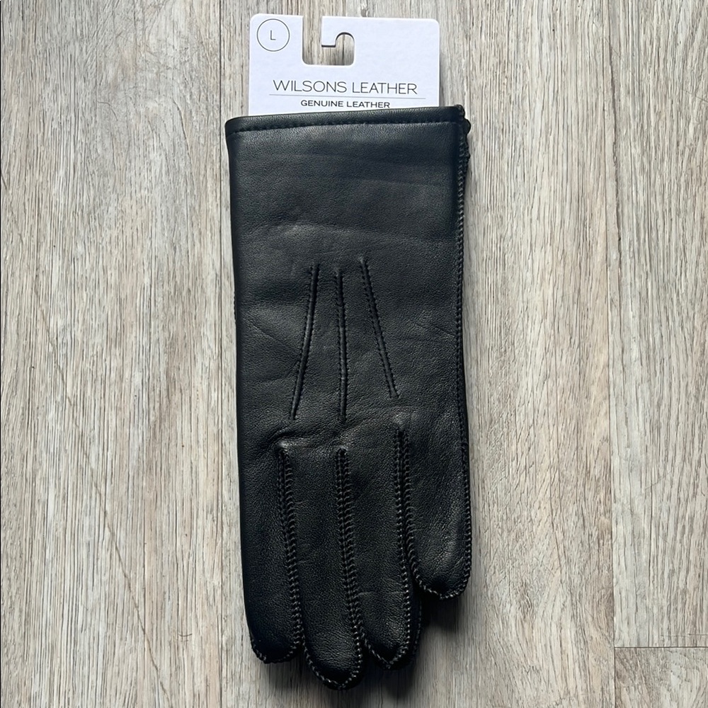 Wilsons Leather Black Classic Gloves